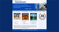 Desktop Screenshot of paramountvending.com